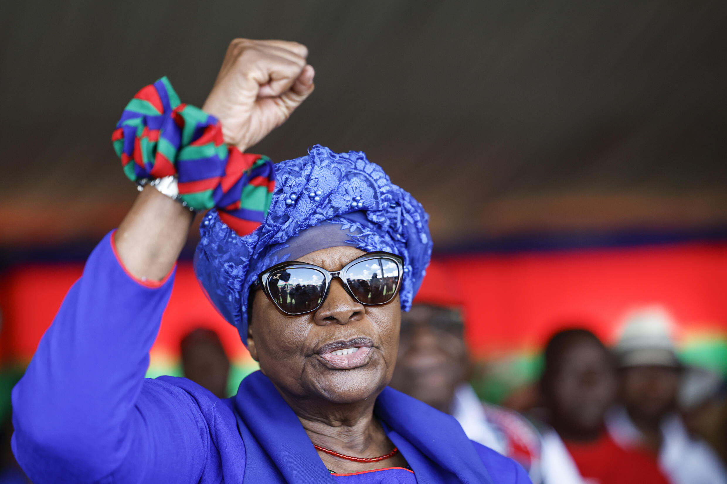 Netumbo Nandi-Ndaitwah who represents the party in power since independence would be the country's first female president if elected