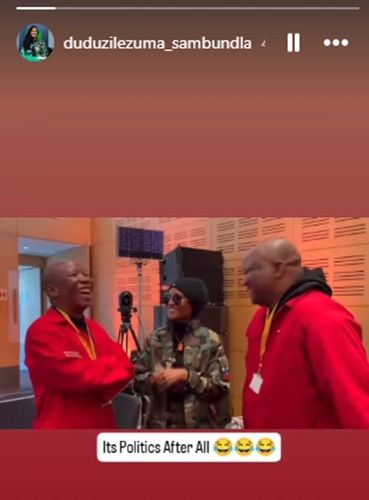 floyd shivambu, duduzile zuma mk party drugs